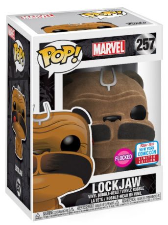 Figurine Funko Pop Marvel Comics #257 Lockjaw - Floqué