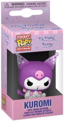 Figurine Funko Pop Sanrio Kuromi - Porte-clés