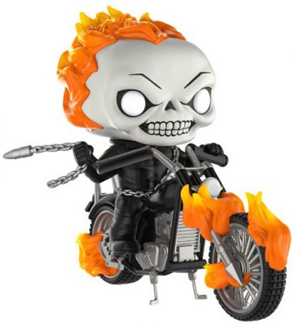 Figurine Funko Pop Marvel Comics #33 Ghost Rider sur sa moto