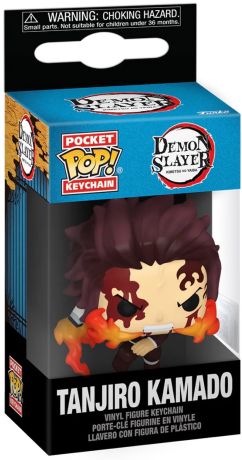 Figurine Funko Pop Demon Slayer Tanjiro Kamado - Porte-clés