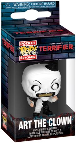 Figurine Funko Pop Terrifier Art le Clown - Porte-clés