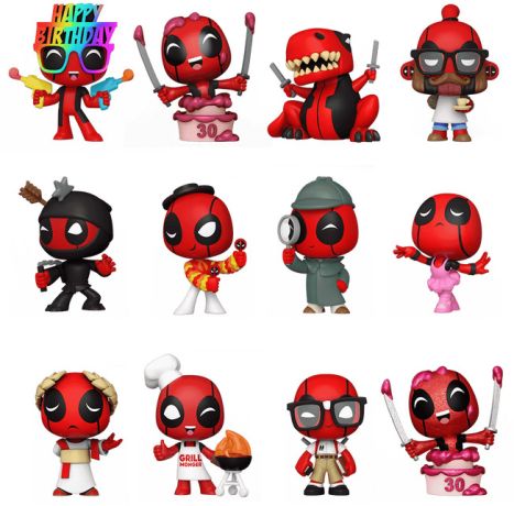 Figurine Funko Mystery Minis Deadpool [Marvel] Deadpool - 12 Figurines