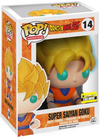 Figurine Funko Pop Dragon Ball Z #14 Super Saiyan Goku - Brille dans le Noir (DBZ)