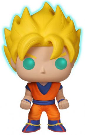 Figurine Funko Pop Dragon Ball Z #14 Super Saiyan Goku - Brille dans le Noir (DBZ)