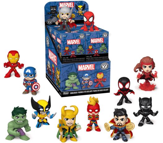 Figurine Funko Mystery Minis Marvel Comics Marvel New Classics - 12 Figurines