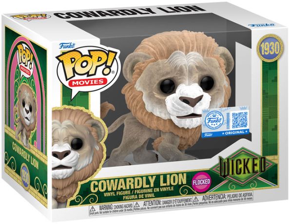 Figurine Funko Pop Wicked #1930 Lion lâche - Flocked