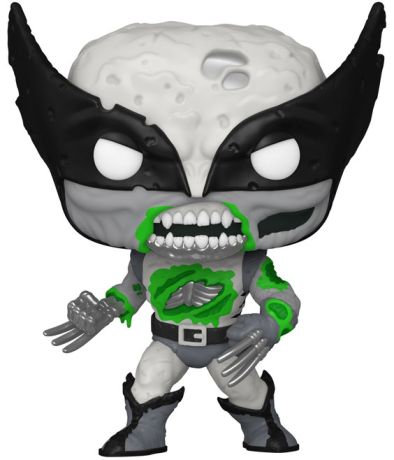 Figurine Funko Pop Marvel Zombies #662 Zombie Wolverine - Glow in the Dark