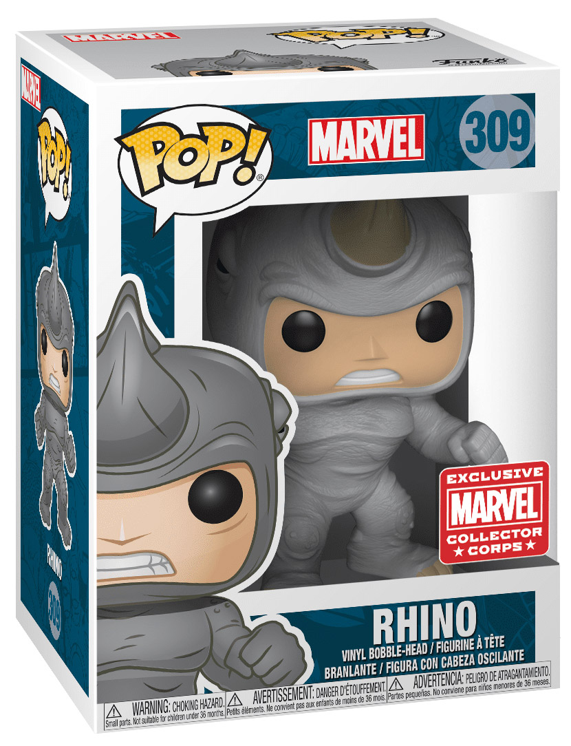 Figurine Pop Marvel Comics #309 pas cher : Rhino
