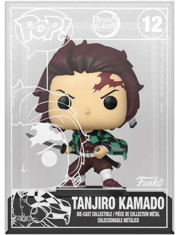 Figurine Funko Pop Demon Slayer #12 Tanjiro Kamado - Die Cast