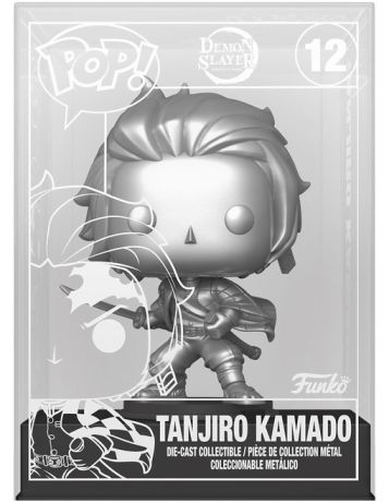 Figurine Funko Pop Demon Slayer #12 Tanjiro Kamado - Die Cast [Chase]