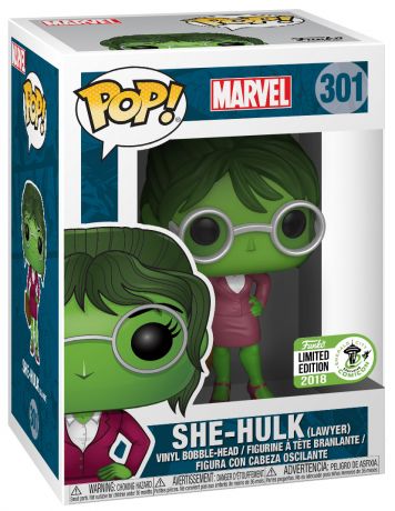 Figurine Funko Pop Marvel Comics #301 She-Hulk avocate