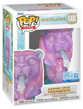 Figurine Funko Pop Mythes et Légendes #148 Merlion - Translucide