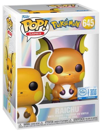 Figurine Funko Pop Pokémon Raichu - Nacré