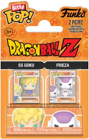 Figurine Funko Pop Dragon Ball Z SS Goku & Freezer - Pack Bitty Pop