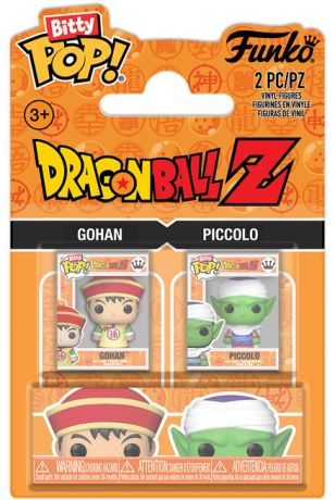 Figurine Funko Pop Dragon Ball Z Gohan & Piccolo - Pack Bitty Pop
