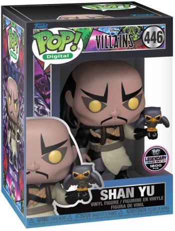 Figurine Funko Pop Disney Villains #446 Shan Yu (Mulan) - Digital Pop