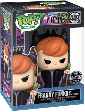 Figurine Funko Pop Disney Villains #449 Franny Funko en Maléfique - Digital Pop