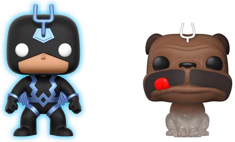 Funko Pop! Marvel Lockjaw - Statuetta Collezionabile Bobble-Head - Altezza 9 Cm