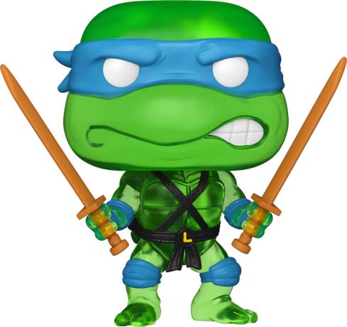 Figurine Funko Pop Tortues Ninja #1704 Leonardo (Translucide)