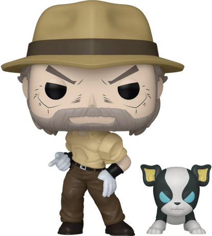 Figurine Funko Pop JoJo's Bizarre Adventure #2146 Joseph Joestar avec Iggy