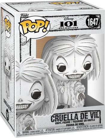 Figurine Funko Pop Les 101 Dalmatiens [Disney] #1647 Cruella d'Enfer - Esquisse