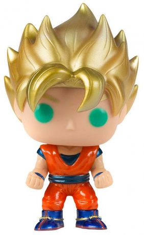 Figurine Funko Pop Dragon Ball Z #14 Super Saiyan Goku - Métallique (DBZ)