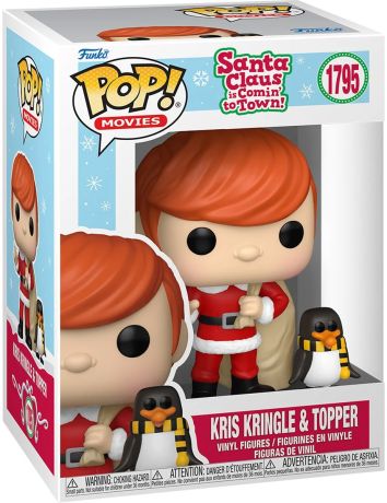 Figurine Funko Pop Santa Claus is Comin' to Town #1795 Kris Kringle & Topper