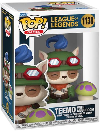Figurine Funko Pop League of Legends #1138 Teemo avec champignon