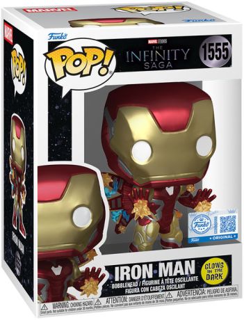 Figurine Funko Pop The Infinity Saga [Marvel] #1555 Iron Man - Glow in the Dark