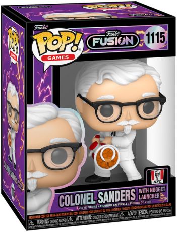 Figurine Funko Pop Funko Fusion #1115 Colonel Sanders avec Lance-nuggets