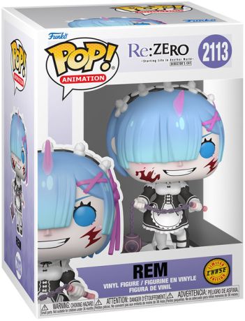 Figurine Funko Pop Re:Zero - Re:vivre dans un autre monde à partir de zéro #2113 Rem [Chase]