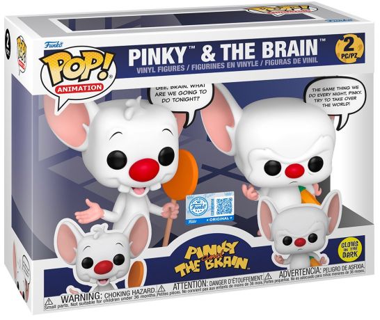 Figurine Funko Pop Minus et Cortex Minus et Cortex - Pack