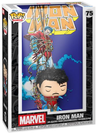 Figurine Funko Pop Marvel Comics #75 Iron Man - Comic Cover