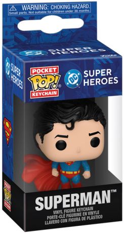 Figurine Funko Pop DC Super-Héros Superman - Porte-clés