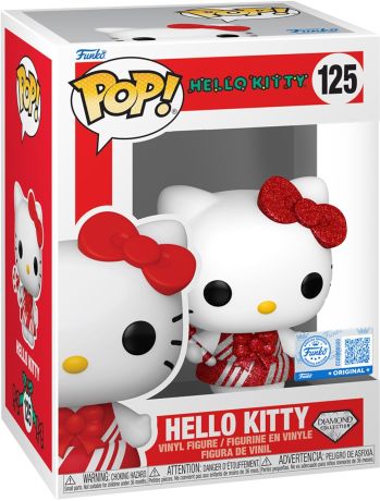 Figurine Funko Pop Sanrio #125 Hello Kitty (Noël) - Diamant 