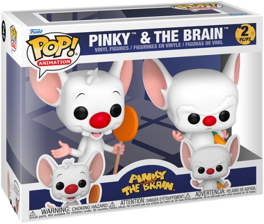 Figurine Funko Pop Minus et Cortex Minus et Cortex - Pack