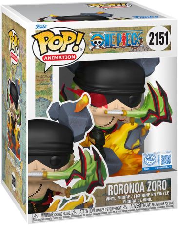 Figurine Funko Pop One Piece #2151 Roronao Zoro (Roi des Enfers) - 15 cm