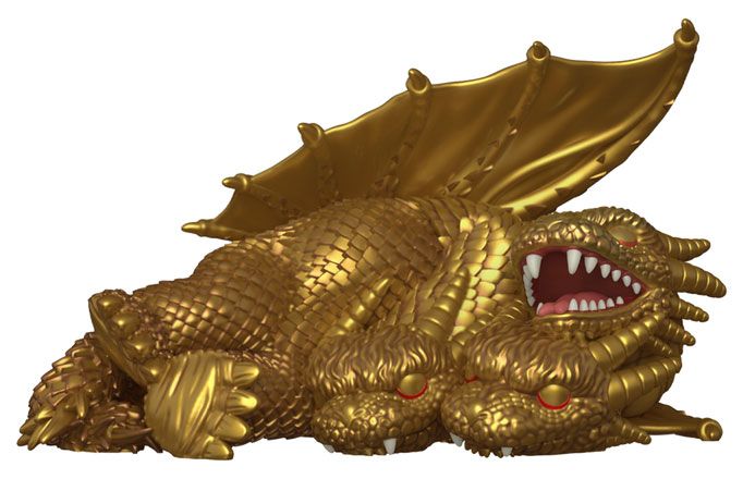 Figurine Funko Pop Godzilla  #1953 King Ghidorah endormi - Gold