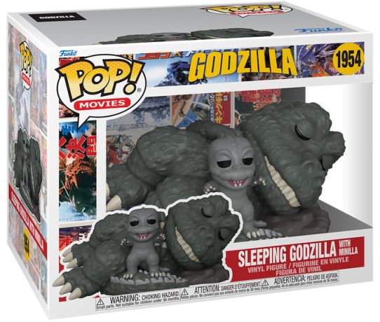 Figurine Funko Pop Godzilla  #1954 Godzilla endormi avec Minilla