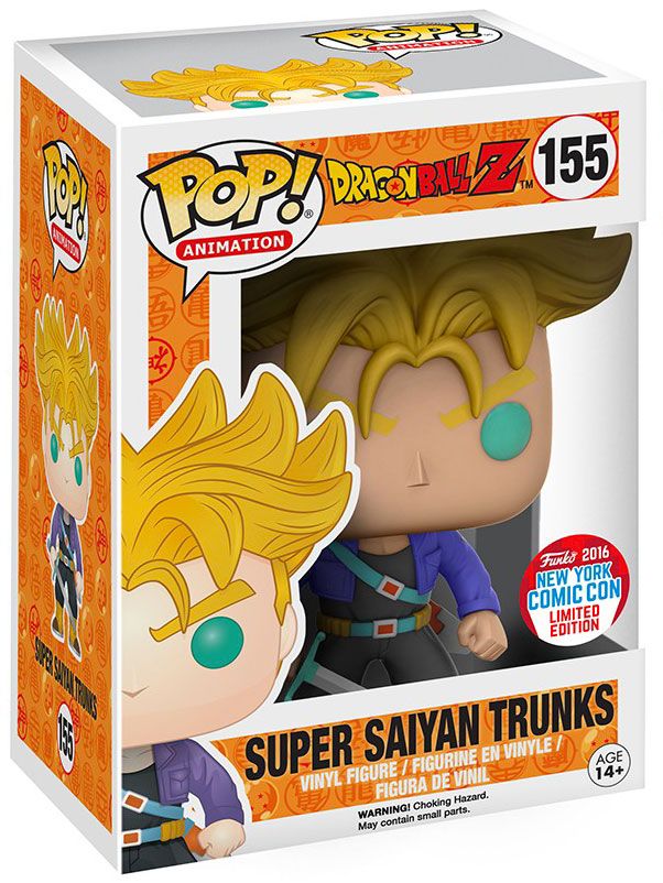 Figurine Pop Dragon Ball 155 pas chère Super Saiyan Trunks / Dragon