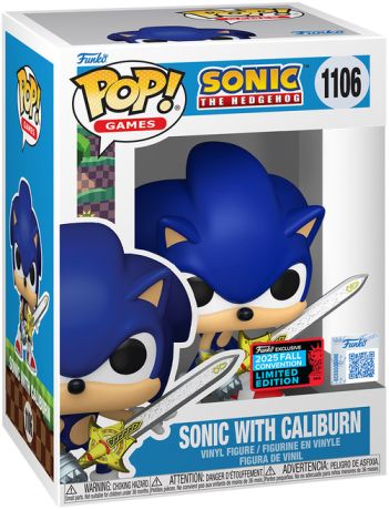 Figurine Funko Pop Sonic le Hérisson #1106 Sonic avec Caliburn