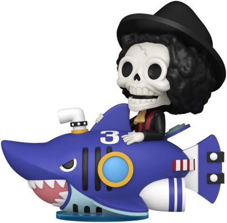 Figurine Funko Pop One Piece #141 Brook avec Requin