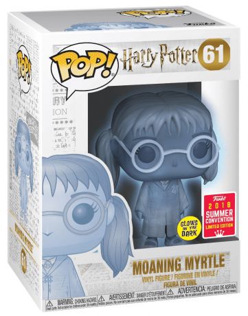 Figurine Funko Pop Harry Potter #61 Mimi Geignarde - Brillant dans le noir