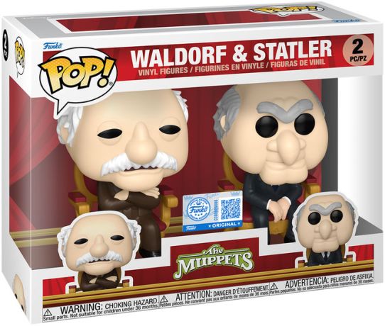 Figurine Funko Pop Les Muppets Waldorf & Statler - Pack