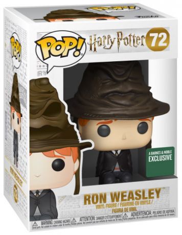 Figurine Funko Pop Harry Potter #72 Ron Weasley avec Choixpeau