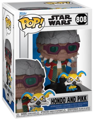 Figurine Funko Pop Star Wars : The Clone Wars #808 Hondo et Pikk