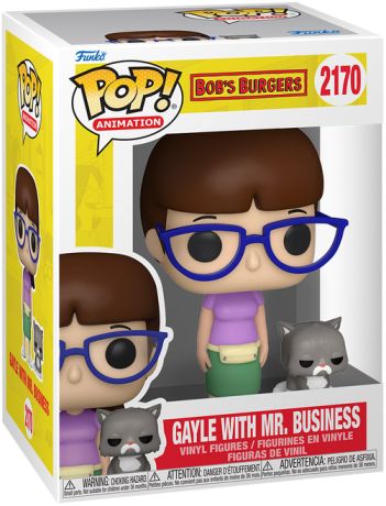 Figurine Funko Pop Bob's Burgers #2170 Gayle avec Mr. Business