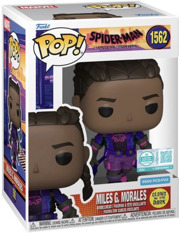 Figurine Funko Pop Spider-Man : Across the Spider-Verse [Marvel] #1562 Miles G. Morales - Glow in the Dark