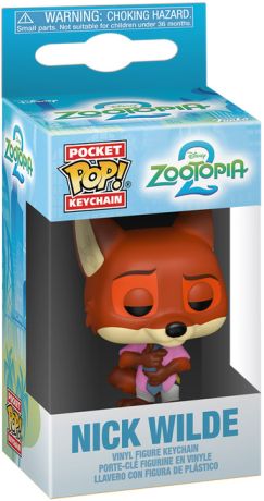 Figurine Funko Pop Zootopie [Dinsey] Nick Wilde - Porte-clés