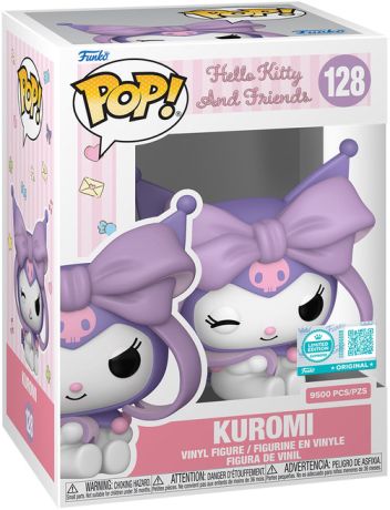 Figurine Funko Pop Sanrio #128 Kuromi avec Nœud